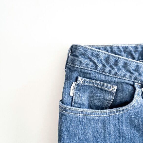 Carhartt Womens Denims Jeans Cropped Pants Casual Flared Blue Wash Size 10 - Picture 4 of 10